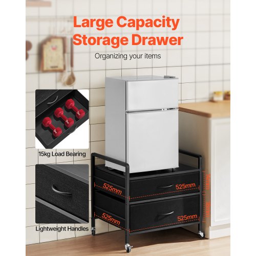 Mini Fridge Stand with Storage 176 lbCapacity Mini Fridge Table with 2