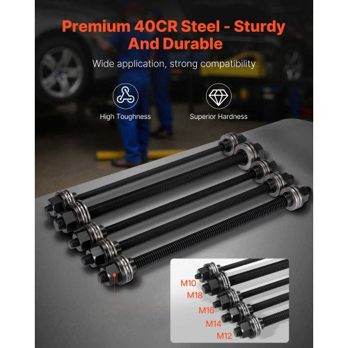 Pull and Press Sleeve Kit 27 PCS Steel Bush Removal Insertion Sleeve Tools