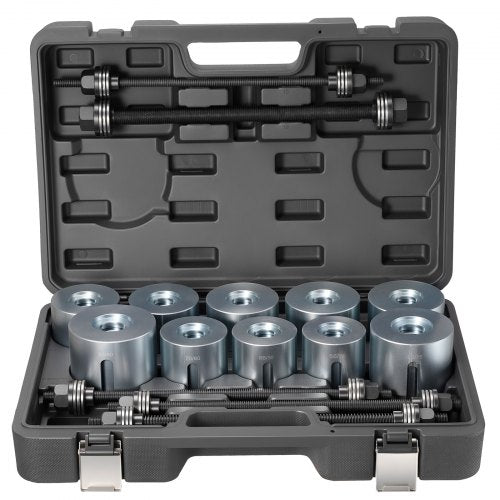 Pull and Press Sleeve Kit 27 PCS Steel Bush Removal Insertion Sleeve Tools