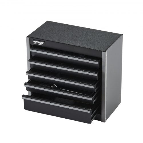 Metal Tool Box 86inch Portable Metal Tool Box with 5 Drawers Small Tool