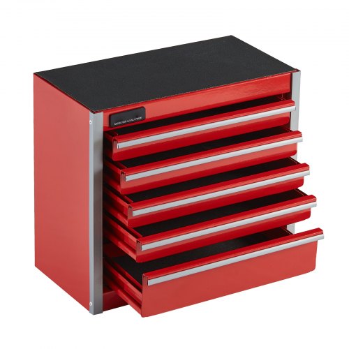 Metal Tool Box 8.6inch Portable Metal Tool Box with 5 Drawers Small Tool