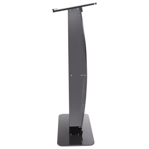 Acrylic Podium 47 Acrylic Podium Stand with Wide Reading Surface Storage