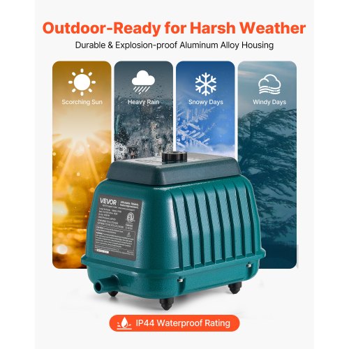 Linear Air Pump 221904 GPH Air Flow Septic Aerator Pump Aeration System