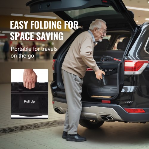 Rollator Walker for Seniors and Adult Lightweight Aluminum Foldable Rolling
