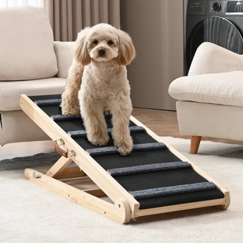 Dog Ramp Folding Pet Ramp for Bed Adjustable Dog Ramp for Small Large