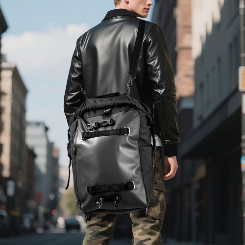 Motorcycle Tail Bag 30 L Motorcycle Rear Seat Bag with Waterproof Rain