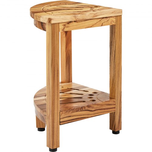 Corner Teak Shower Bench 17 Height 12 Radius 100 Teak Wood Corner