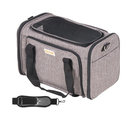 Cat Carrier with Wheels Airline Approved Rolling Pet Carrier with Wheels