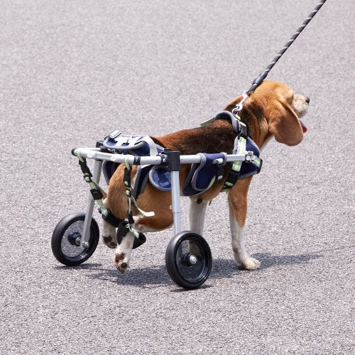 2 Wheels Dog Wheelchair for Back Legs Pet Wheelchair Lightweight