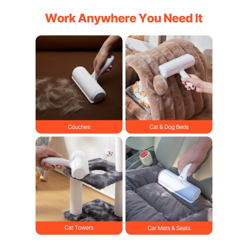 Pet Hair Remover Roller Reusable Dualsided Lint Roller Tool Dog and Cat