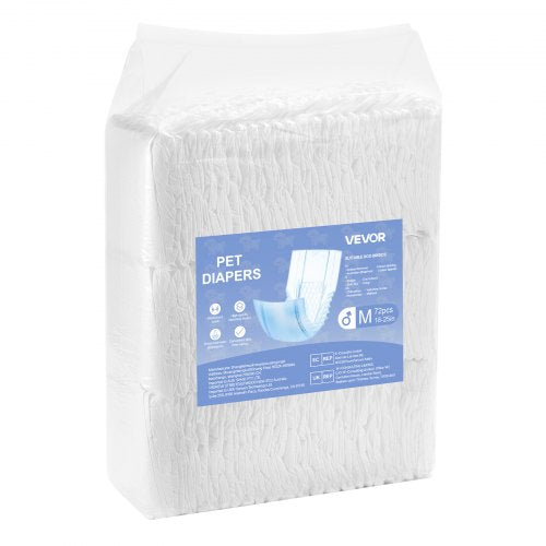 Disposable Male Dog Diapers Super Absorbent Male Dog Wraps 360 °