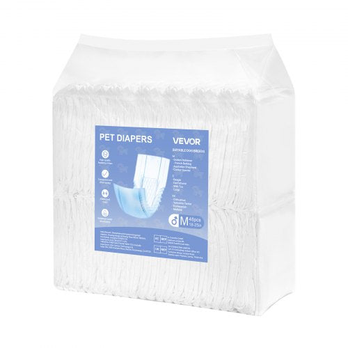Disposable Male Dog Diapers Super Absorbent Male Dog Wraps 360 °