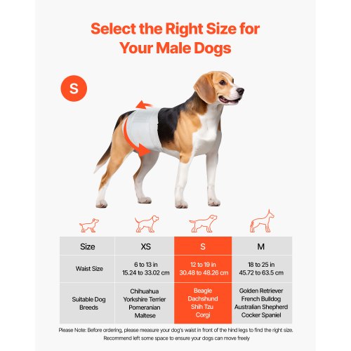 Disposable Male Dog Diapers Super Absorbent Male Dog Wraps 360 °