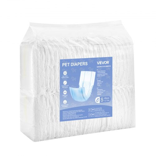 Disposable Male Dog Diapers Super Absorbent Male Dog Wraps 360 °