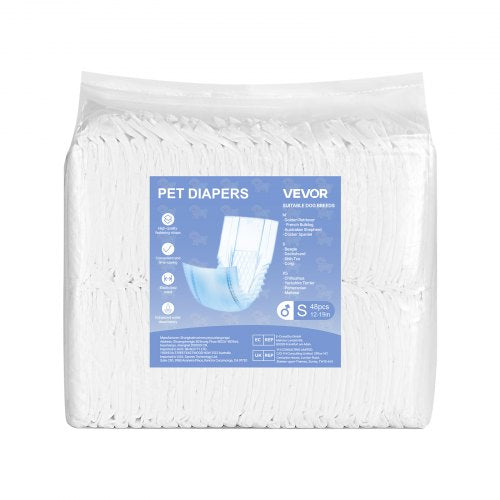 Disposable Male Dog Diapers Super Absorbent Male Dog Wraps 360 °