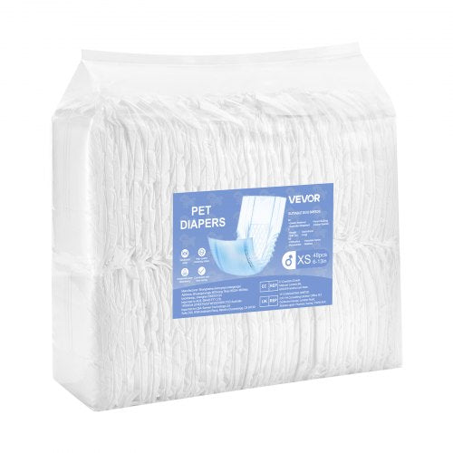 Disposable Male Dog Diapers Super Absorbent Male Dog Wraps 360 °