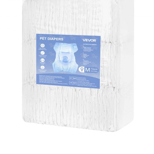 Disposable Dog Diapers Super Absorbent Female Dog Diapers 360° LeakProof