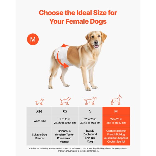 Disposable Dog Diapers Super Absorbent Female Dog Diapers 360° LeakProof