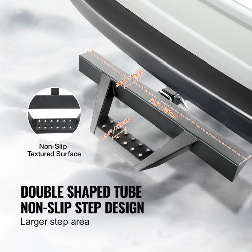 Hitch Step for 2 Inch Receiver Strong Steel Construction with 300 LBS Load