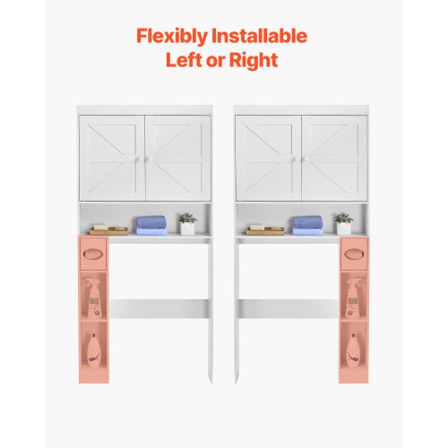 Over The Toilet Storage Cabinet 6744 in Height Bathroom Storage Organizer