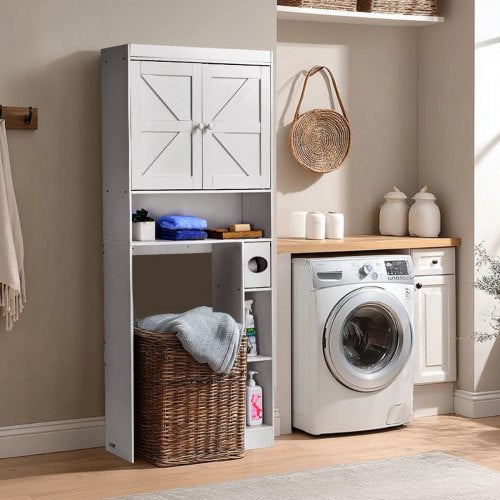 Over The Toilet Storage Cabinet 6744 in Height Bathroom Storage Organizer