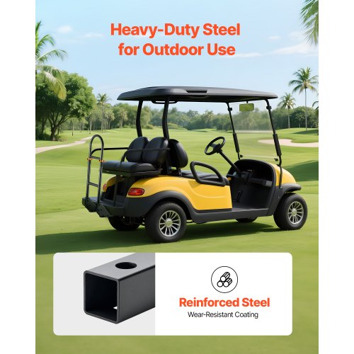Golf Cart Grab Bar 177 x 93 x 35.6 Inch Compatible with Most Golf Carts
