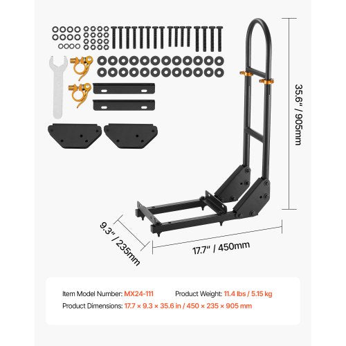 Golf Cart Grab Bar 177 x 93 x 35.6 Inch Compatible with Most Golf Carts
