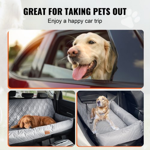 Dog Car Seat Waterproof Dog Booster Seat for Car Pet Car Seat with ClipOn