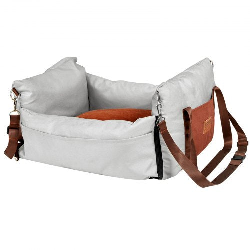 Dog Car Seat Waterproof Dog Booster Seat for Car with Side Handles