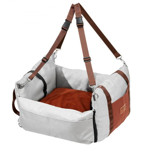 Dog Car Seat Waterproof Dog Booster Seat for Car with Side Handles
