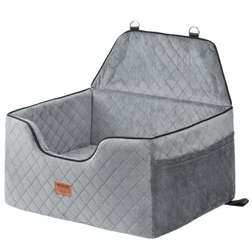 Dog Car Seat Dog Booster Seat for Car with A Storage Pocket Pet Car Seat