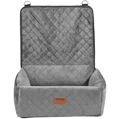 Dog Car Seat Dog Booster Seat for Car with A Storage Pocket ClipOn Safety