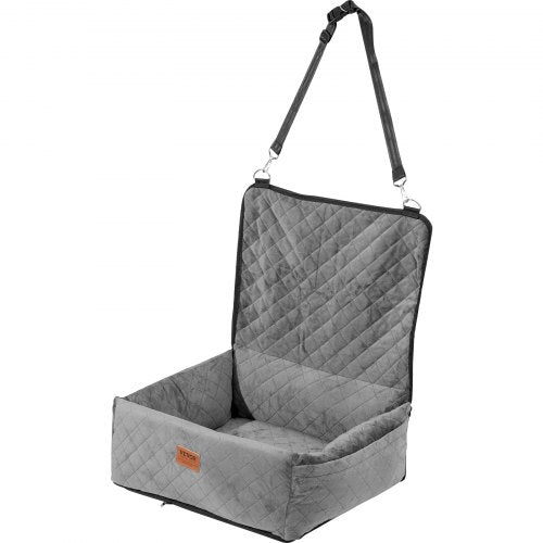 Dog Car Seat Dog Booster Seat for Car with A Storage Pocket ClipOn Safety