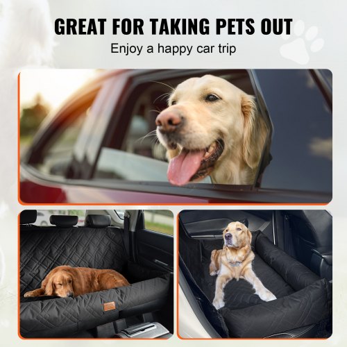 Dog Car Seat Waterproof Dog Booster Seat for Car Pet Car Seat with ClipOn