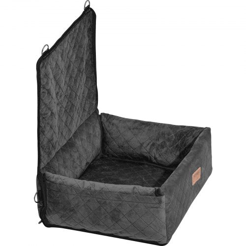 Dog Car Seat Dog Booster Seat for Car with A Storage Pocket ClipOn Safety