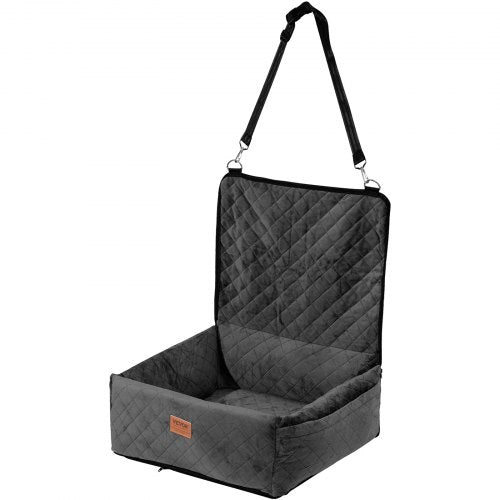 Dog Car Seat Dog Booster Seat for Car with A Storage Pocket ClipOn Safety