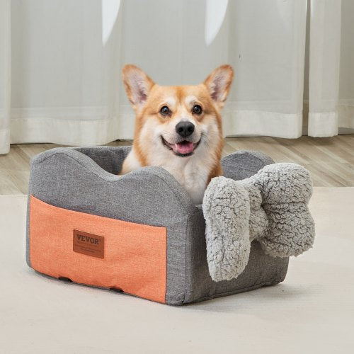 Console Dog Car Seat Center Console Dog Booster Seat for Small Dog Pet Car