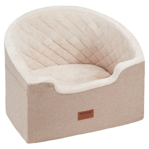 Dog Car Seat Waterproof Dog Booster Seat for Car with A Storage Pocket