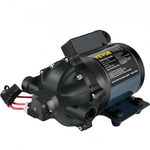Washdown Pump 12V DC 7 GPM 60 PSI Max 10 FT Lift Self Priming Water