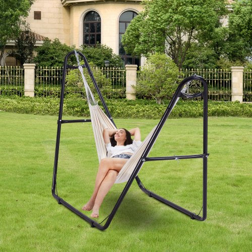 Universal 2 Person Hammock Stand Adjustable Heavy Duty 550 lbs Capacity