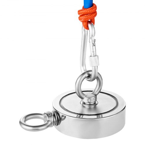 Magnet Fishing Kit 1400 LBS635 Kg DoubleSided Pulling Force Magnet