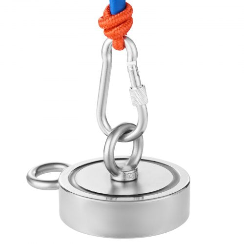 Magnet Fishing Kit 1700 LBS771 Kg DoubleSided Pulling Force Strong Magnet
