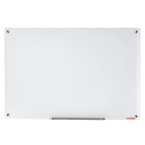 Magnetic Glass Whiteboard Dry Erase Board 36x24 WallMounted Large White