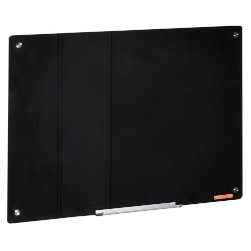 Magnetic Glass Whiteboard Dry Erase Board 36x24 WallMounted Large White