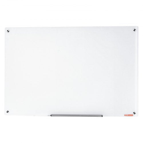 Magnetic Glass Whiteboard Dry Erase Board 48x32 WallMounted Large White