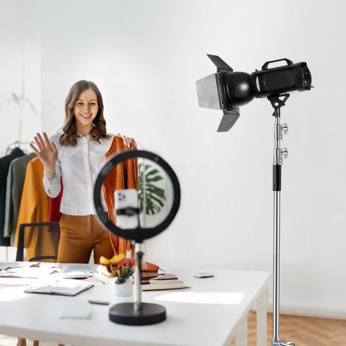 C Stand Max Height 1083 ft330 cm Stainless Steel Heavy Duty Photography