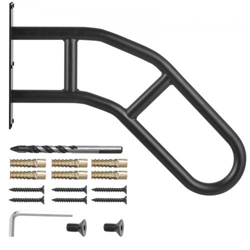 Handrails for Outdoor Steps 29 Length Wall Mount Safety Railings for 13