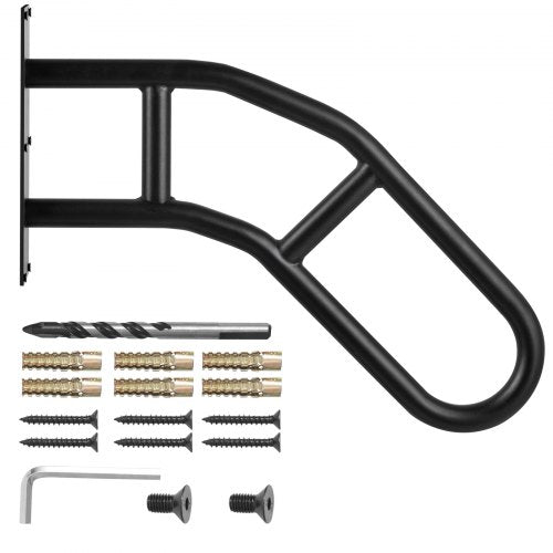 Handrails for Outdoor Steps 29 Length Wall Mount Safety Railings for 13