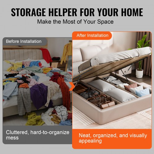 Bed Lift 59x79 in Compatible Extralarge Size 309 lbs Load Bearing DIY