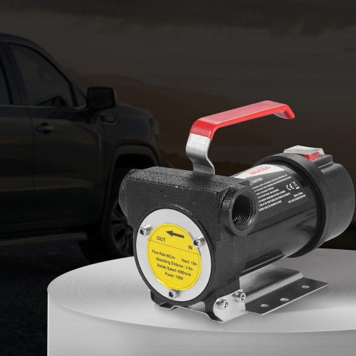Fuel Transfer Pump 12V DC 10 GPM 14 HP Portable Electric Diesel Transfer